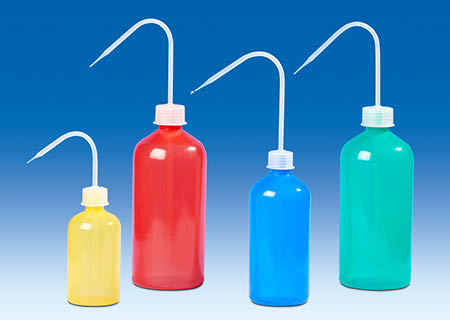 Colored spray bottles, LDPE