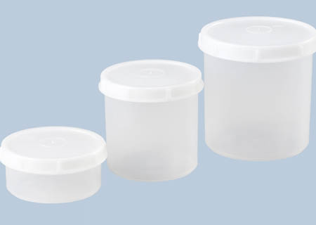 Jar, PP, round with large opening, transparent